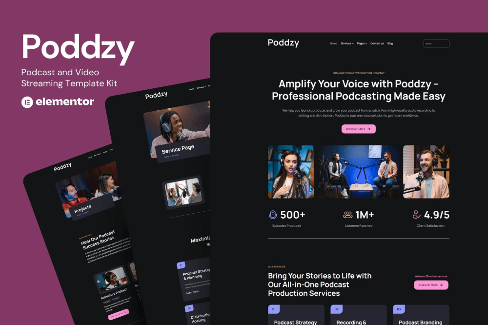 Podzzy – Podcast and Video Streaming