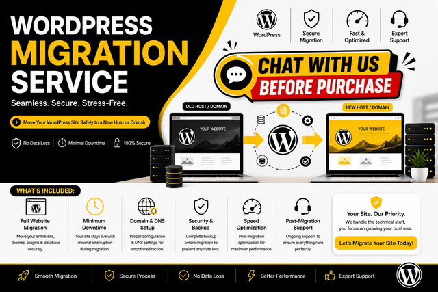 WordPress Site Migration Service