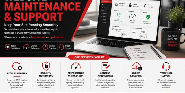 One year WP website maintenance and support
